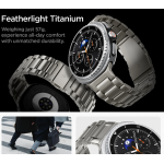 Spigen SGP Modern Fit Titanium Λουράκι Μπρασελέ για Samsung Galaxy Watch 8 40mm/44mm/46mm - Natural ΤΙΤΑΝΙΟ - AMP10122